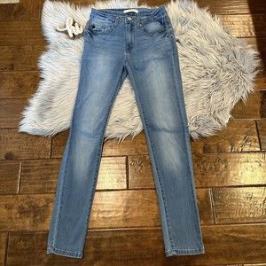 Kancan Womens Jeans Mid Rise Skinny Ankle Kendra style KC7085LY Size 7 27